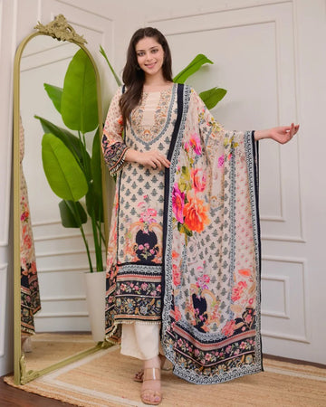 KABIRA HEAVY FANCY PAIR WITH DUPATTA SET