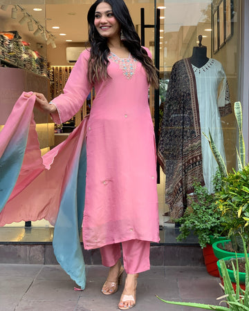 ALLAVI  HEAVY FANCY PAIR WITH DUPATTA SET