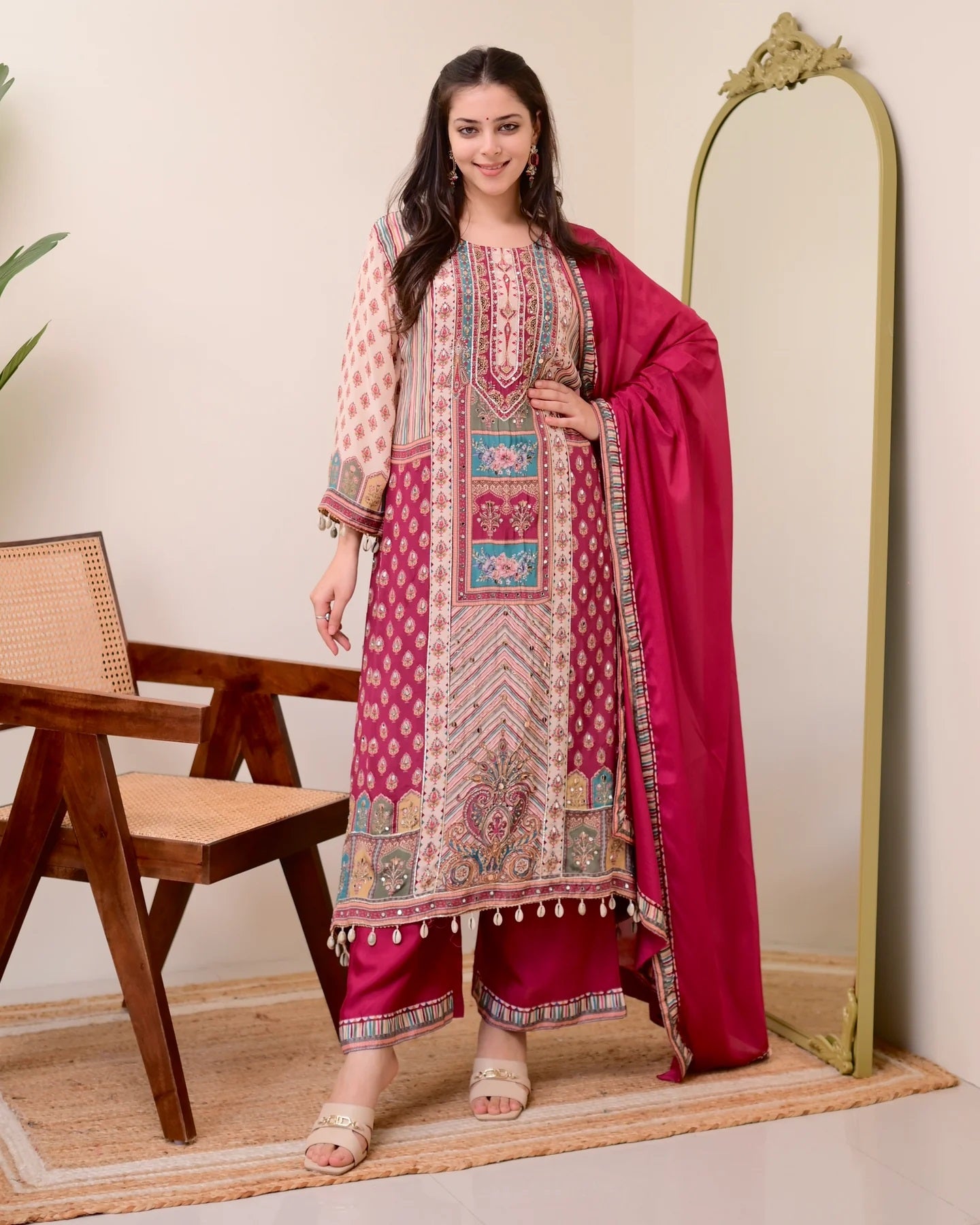 ANERI RANI HEAVY FANCY PAIR WITH DUPATTA SET